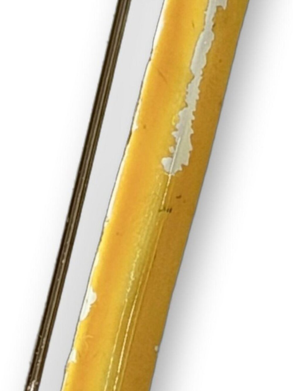 Novelty Yellow Pencil Pin Brooch
